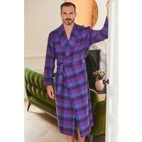 "Berwick" Check Brushed Cotton Dressing Gown