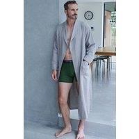 "Prince of Wales" Check Brushed Cotton Dressing Gown