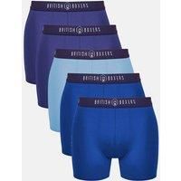 Pack of Five "Steel Blues" Stretch Trunks