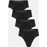 Pack of Four "Black" Bamboo Briefs
