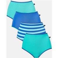 Pack of Four "Seagreen" Bamboo Full Briefs