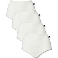 Pack of Four "Ivory" Bamboo Full Briefs