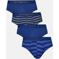 Pack of Four "Fresh Navy" Bamboo Briefs