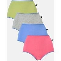 Pack of Four "Fresh Pastels" Bamboo Full Briefs