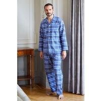 "Celt Navy" Tartan Brushed Cotton Pyjama Set