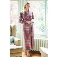 "Gaia" Tartan Brushed Cotton Dressing Gown