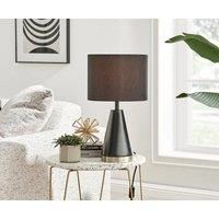 ZOE Black & Gold Metal Table Lamp Light (Including Bulb)