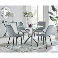 https://www.burton.co.uk/product/furnitureboxuk-selina-round-glass-chrome-leg-dining-table-and-pesaro-black-leg-chairs_p-920a4948-a9f8-4d5b-8ba2-16ec1b956598£colour=Grey&size=4%20Person