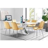 https://www.burton.co.uk/product/furnitureboxuk-atlanta-6-white-dining-table-and-6-pesaro-silver-leg-chairs_p-a1049cce-e506-4d4e-b16a-2677ec1748da£colour=Mustard&size=One%20Size