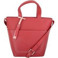 Premium Soft Leather Cross Body Shoulder Twin Tote Style Handbag
