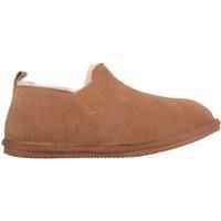 SNUGRUGS Men's Easy Slip On Twin Gusset Slipper Boots in Tan | Size: 12