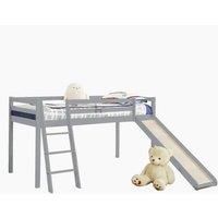 Home Detail Newark Grey Wooden Mid-sleeper Bed With Slide