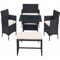 Rattan Garden Furniture Dining Set Conservatory Patio Outdoor Table Bench Option