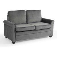 Home Detail Nathan Grey Velvet Pull-out Sofa Bed