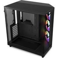NZXT H6 Flow RGB CC-H61FB-R1 Compact Dual-Chamber Mid-Tower black / Housing Only