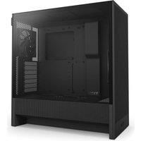 NZXT H5 Flow - Compact ATX Mid-Tower PC Gaming Case - High Airflow - 2 x 120mm Fans Included - 360mm Front & 240mm Top Radiator Support - Cable Management System - Tempered Glass - Black