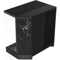 NZXT H9 Flow (2025) – Large Dual-Chamber ATX Mid-Tower Airflow PC Case – Includes 3 x 140mm & 1 x 120mm Fans – 420mm Radiator Support – Tempered Glass – Back-Connect Ready – Black