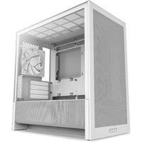 NZXT H3 Flow – Micro-ATX PC Case – Optimized Airflow – Includes 1 x 120mm Rear Fan – Supports Full-Sized GPUs – Fits 280mm Front, 240mm Top Radiator – Back-Connect Motherboard – White