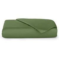 Cosy House Collection Luxury Bamboo Duvet Cover - Ultra Soft Comforter, Duvet, or Quilt Cover - Solid Zippered Duvet Protector for Bed (Double, Sage Green)