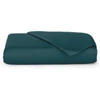 Cosy House Collection Luxury Bamboo Duvet Cover - Ultra Soft Comforter, Duvet, or Quilt Cover - Solid Zippered Duvet Protector for Bed (Super King, Dark Teal)