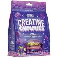 Applied Nutrition Creatine Gummies - 3000mg Creatine Monohydrate per Serving - 80 Chewable Vegan Gummies for Strength, Power & Recovery (20 Servings)