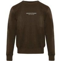Weekend Offender Logo Mens Charcoal Sweater
