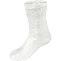 Sleepdown Women/'s Ladies Teddy Fleece Socks, Cream, M-L