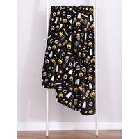 SmartLiving Luxury Spooky Halloween Fleece Throw Blanket, Soft Flannel- Black- 120x150 cm- (5056557572434)