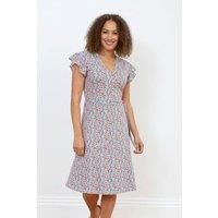 Highcliffe Jersey Wrap Dress Petal Perfume
