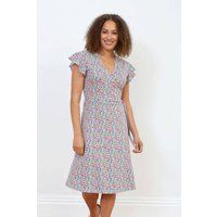 Highcliffe Jersey Wrap Dress Petal Perfume