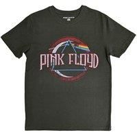 Pink Floyd T Shirt Vintage Dark Side of The Moon Seal Official Unisex Green XL