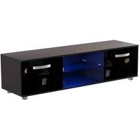 Vida Designs Cosmo Led Tv Cabinet Unit Stand 2 Door Storage Modern High Gloss 140Cm Black