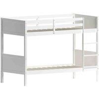 Junior Vida Gemini Bunk Bed 3Ft Single Bed Detachable White 90 X 190 Cm