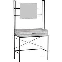 Vida Designs Brooklyn 1 Drawer Dressing Table Industrial Style Makeup Vanity Desk Dresser Grey