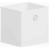 Vida Designs Durham Cube Basket Foldable Storage, Set Of 2, White, white