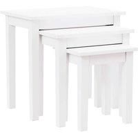 Vida Designs Yorkshire Nest Of 3 Tables - White