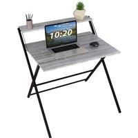 Vida Designs Brooklyn Foldable Computer Desk - Grey