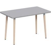 Vida Designs Batley 4 Seater Square Dining Table - Grey, none