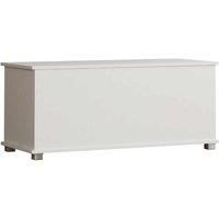 Vida Designs Leon Storage Ottoman - White Toy Box, none