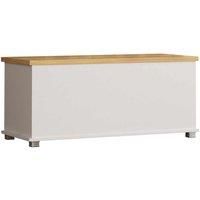 Vida Designs Arlington Storage Ottoman White toy Box