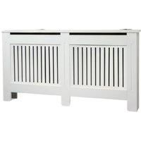 Elegant White Radiator Cover with Shelving in Multiple Sizes