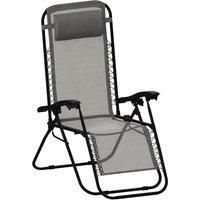 Garden Vida 2 Pack Zero Gravity Chairs - Grey