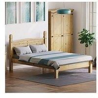 Vida Designs Corona Solid Pine Bed Frame - Low Foot End