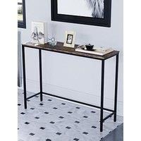 Vida Designs Brooklyn Console Table - Dark Oak