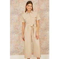 Stone Utility Relaxed Fit Jumpsuit