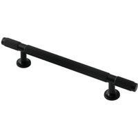 Duarti By Calypso Loria Fluted Large T-Bar Bathroom Furniture Handle - Black
