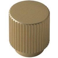 Duarti By Calypso Loria Fluted Knob Bathroom Furniture Handle - Brushed Brass