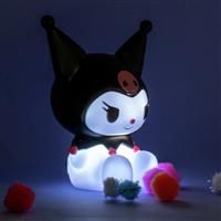 Blue Sky Studios Hello Kitty Character Light, Touch-Controlled Lamp for Girls Bedroom, Cute Kawaii Desk Decor, Collectible Merch Gift - Kuromi