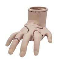 Blue Sky Studios Wednesday Desk Tidy, Full Sized Thing Hand Bedroom Decor, Gothic Pen Pencil Stationery Holder, Licensed Wednesday Merchandise, 21 x 15 cm