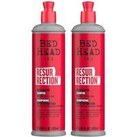 Tigi Resurrection 'Shampoo' For Damaged Hair 400ml, 2 Pack in Red